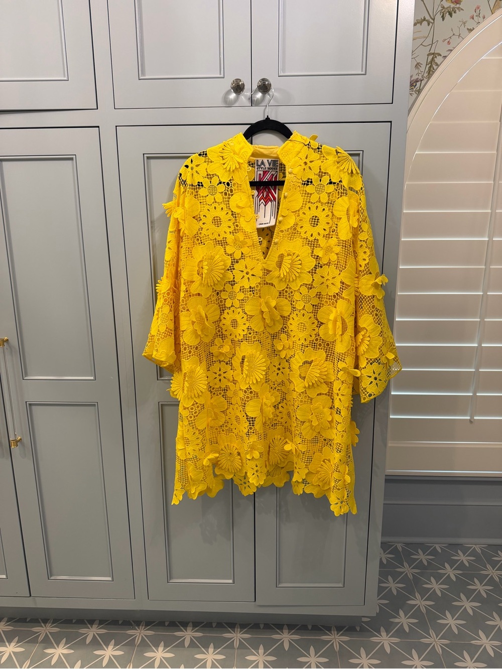 La Vie style house 3d floral dress